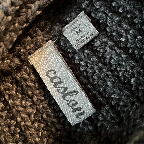 Caslon Gray Cardigan Wrap long sleeve boho layering sweater - Picture 4 of 5